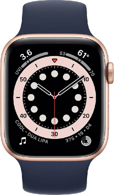 Apple Watch Series 6 44mm front aluminium guld