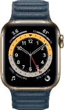 Apple Watch Series 6 4G 40mm voorkant goud stainless steel