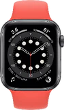 Apple Watch Series 6 4G 44mm voorkant aluminium grijs