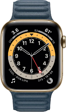 Apple Watch Series 6 4G 44mm goud stainless steel