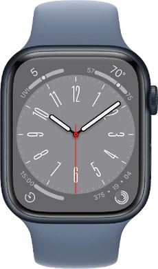 Apple Watch Series 8 45mm gps blå front