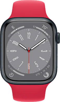 Apple Watch Series 8 45mm gps röd front