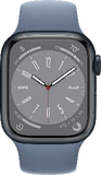Apple Watch series 8 cellular 41mm aluminium bleu couverture