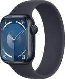 Apple Watch Series 9 41mm aluminium midnight schwarz Vorderseite rechte Seite