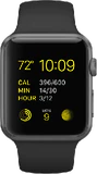 Apple Watch sport aluminium zwart sport