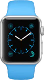 Apple Watch sport aluminium blauw sport