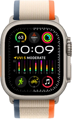 Apple Watch Ultra 2 trail arancia beige copertina frontale