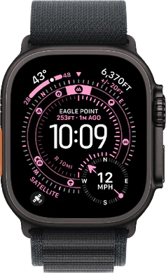 Apple Watch Ultra 3 zwart alpine band zwart
