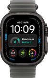 Apple Watch Ultra 4 noir ocean band noir avant