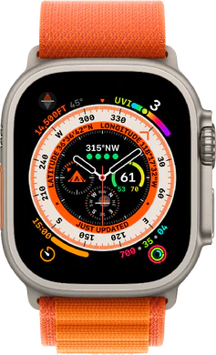 Apple Watch Ultra apelsin alpine loop