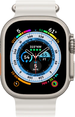 Apple Watch Ultra vit ocean band