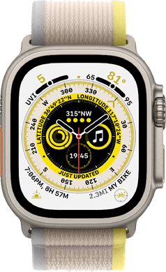 Apple Watch Ultra gul beige trail loop