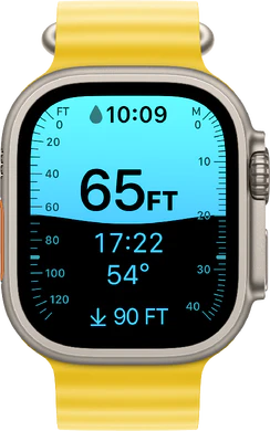 Apple Watch Ultra gul ocean band