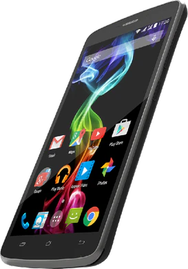 Archos 52 Platinum voorkant rechterzijkant schuin