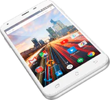 Archos 55 helium plus 4g Vorderseite Unterseite schräg