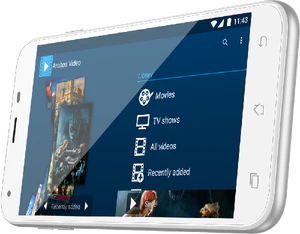Archos 55 helium plus 4g weiß rotiert