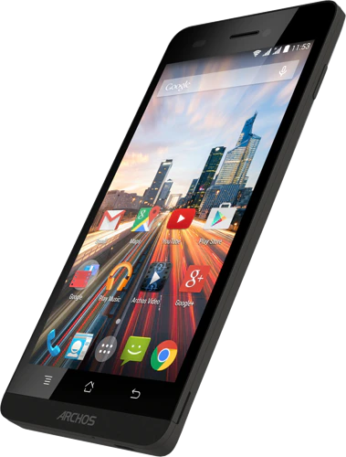 Archos 50b helium schuin rechterzijkant Archos 50b helium schuin rechterzijkant