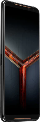 Asus ROG phone 2 zwart voorkant linkerzijkant