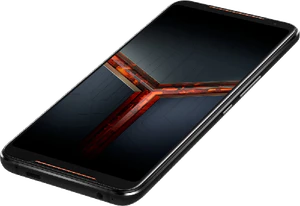 Asus ROG phone 2 zwart voorkant rechterzijkant onderkant