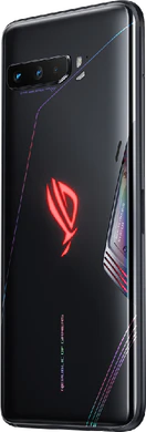 Asus ROG Phone 3 zwart achterkant linkerzijkant