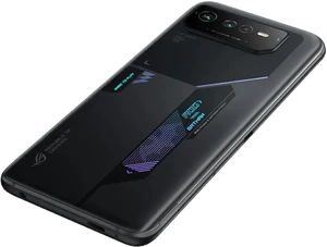 Asus ROG Phone 6 BATMAN Edition noir retour côté gauche en bas