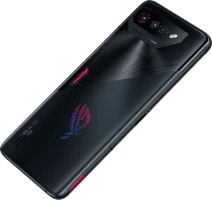 Asus ROG Phone 7 zwart achterkant linkerzijkant schuin