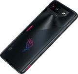 Asus ROG Phone 7 zwart achterkant linkerzijkant schuin