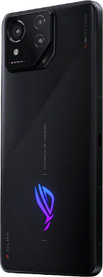 Asus ROG Phone 8 zwart achterkant linkerzijkant
