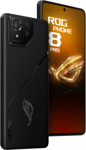 Asus ROG Phone 8 Pro zwart overzicht Asus ROG Phone 8 Pro zwart overzicht