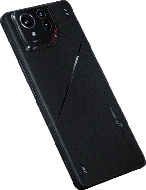 Asus ROG Phone 9 Pro zwart achterkant rechterzijkant schuin