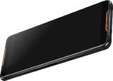 Asus ROG Phone zwart voorkant gedraaid