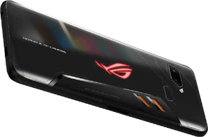 Asus ROG Phone zwart achterkant gedraaid