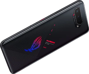 Asus ROG phone zwart achterkant rechterzijkant schuin