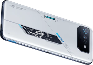 Asus ROG Phone 6 weiß Rückseite rotiert