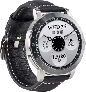 Asus VivoWatch 5 schwarz Vorderseite linke Seite