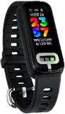 Asus VivoWatch 6 Aero zwart voorkant linkerzijkant