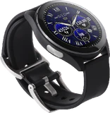 Asus VivoWatch SP schwarz Vorderseite linke Seite Unterseite schräg