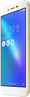 Asus ZenFone 3 max zc553kl oro copertina frontale lato destro