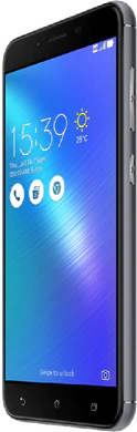 Asus ZenFone 3 max zc553kl grigio copertina frontale lato destro