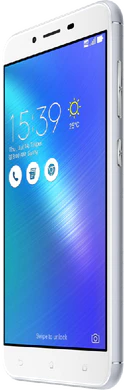 Asus ZenFone 3 max zc553kl argento copertina frontale lato destro
