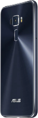 Asus ZenFone 3 ze552kl svart tillbaka vänster sida
