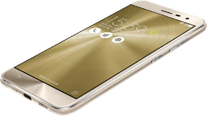 Asus ZenFone 3 ze552kl guld front höger sida botten