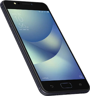 Asus ZenFone 4 max 52inch black front left side tilted ed