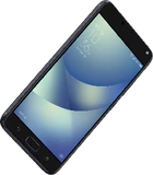 Asus ZenFone 4 max 55inch zwart voorkant linkerzijkant schuin