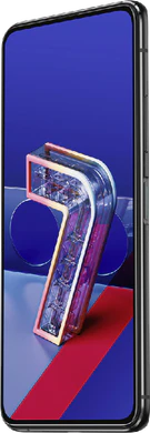 Asus Zenfone 7 svart front höger sida