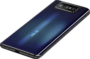 Asus Zenfone 7 svart tillbaka vänster sida botten