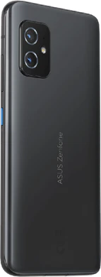 Asus Zenfone 8 zwart achterkant rechterzijkant