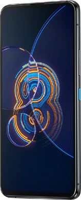 Asus Zenfone 8 Flip zwart voorkant rechterzijkant