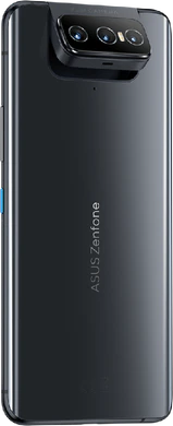 Asus Zenfone 8 Flip zwart achterkant rechterzijkant