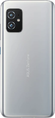 Asus Zenfone 8 zilver achterkant